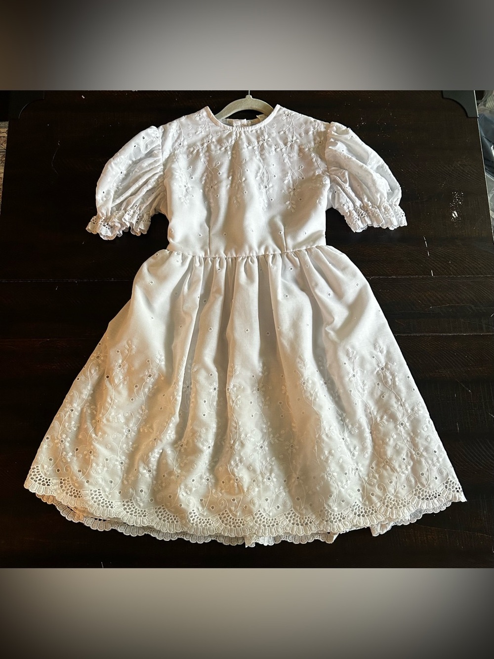 vintage 1980s Little Princess First Holly Communion Dress Size 10